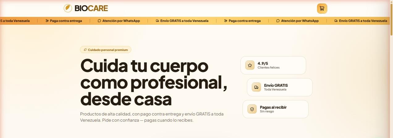 Tienda BioCare, hecha con PanaShop